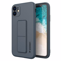 Wozinsky Kickstand Case silikoonist ümbris koos statiiviga iPhone 11 Pro tumesinine