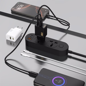 Dudao A27TEU PD 30W GaN USB-A USB-C seinalaadija - must