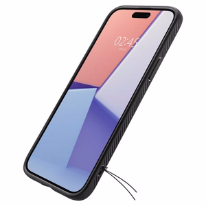 SPIGEN ümbris LIQUID AIR jaoks IPHONE 15 Plus matte must