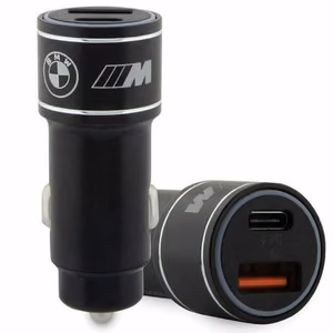 BMW Laadija BMCCMUSBCK PD-QC 3.0 20W Fast Charge must/must M Edition