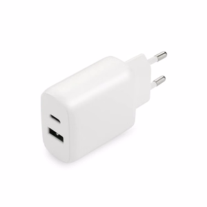 Laadija 1 x USB Quick Charge 3.0, 1 x USB-C PD PPS 25W valge