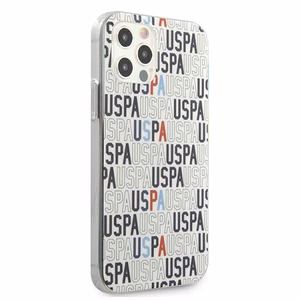 US Polo USHCP12MPCUSPA6 Logo Mania Collection ümbris seadmele iPhone 12 / 12 Pro 6.1", valge