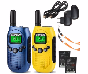 Baofeng BF-T6 Panda – käsiraadio, kollased, 2 tk komplekt