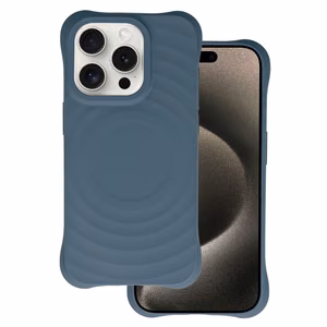 Tel Protect Wave Magsafe Ümbris jaoks Iphone 12/12 Pro tumesinine