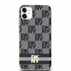 DKNY IML Checkered Mono Pattern & Printed Stripes MagSafe Ümbris jaoks iPhone 11 / Xr - Must