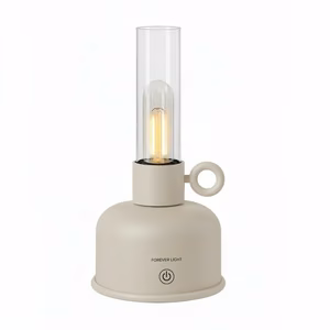 Forever Light Vintage Petroleum LED Lamp FLR-05 Light Beige