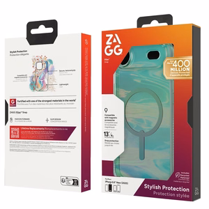 ZAGG case MILAN SNAP compatible koos MagSafe jaoks IPHONE 17 Air oil slick