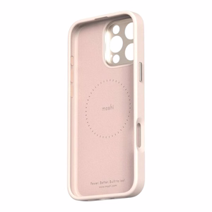 Moshi Kameleon MagSafe ümbris seadmele iPhone 16 Pro Max, tugijala funktsiooniga, Shell Pink värvitoonis