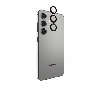 Case-Mate Aluminum Ring Lens Protector kaameraobjektiivide kaitseklaas seadmele Samsung Galaxy S24, must