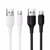 Kaabel USB A to USB C Hoco 3A 1 m X120 valge