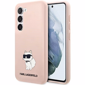 Karl Lagerfeld KLHCS23MSNCHBCP S23+ S916 hardcase roosa/roosa Silicone Choupette