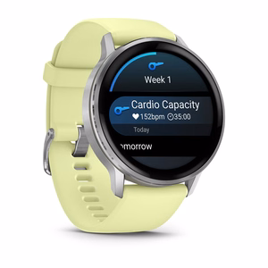 Nutikell Garmin Venu 4 45mm hõbedane/sidruni