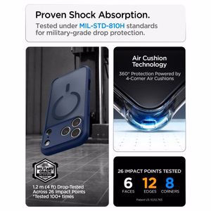 Spigen Ultra Hybrid MagSafe ümbris iPhone 18 Pro Max / 17 Pro Max jaoks, tumesinine