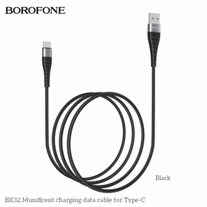 USB kaabel Hoco BX32 must Type-C 100cm (kuni 5A)