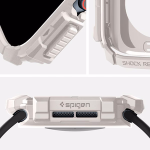 Ümbris SPIGEN RUGGED ARMOR APPLE WATCH 10 (46 MM) beež