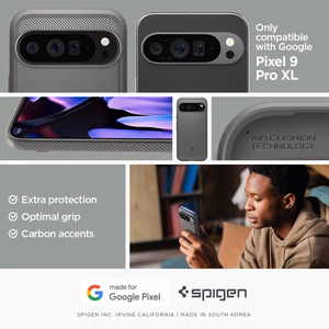 Spigen Rugged Armor Ümbris jaoks Google Pixel 9 Pro XL - Hall