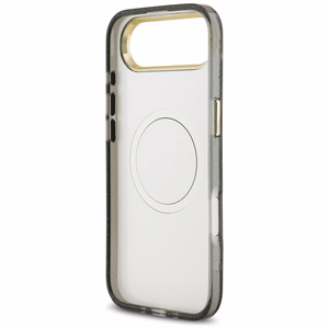 GUESS ümbris jaoks IPHONE 17 Air compatible with MagSafe GUHMP17MHFLPEDK (IML Metal Glitter Flowers Triangle) must