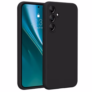 Силиконовый чехол Etteri для Samsung Galaxy A55 5G, черный