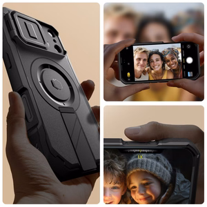 Tech-Protect Kevlar MagSafe ümbris jaoks iPhone 17 Pro - must