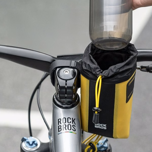 Rockbros AS-162 Waterproof Handlebar Bottle Bag - Yellow