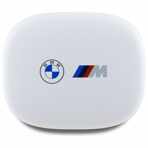 BMW Bluetooth kõrvaklapid BMBEMIATP20LOH TWS + docking station valge/valge Printed Logos