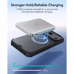 ESR Cyber Tough MagSafe ümbris mudelitele iPhone 18 Pro Max / 17 Pro Max, must