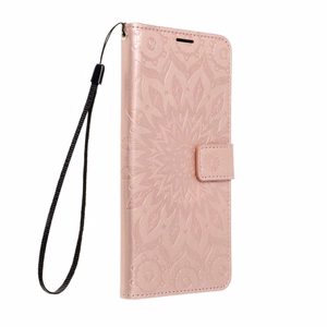 MEZZO Book ümbris jaoks SAMSUNG S21 FE mandala rose kuldne