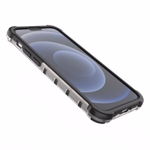 Honeycomb Case броневой чехол с TPU бампером для iPhone 13 mini чёрный