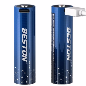 Rechargeable 18650 Aku koos USB-C Port, 3.7V, 2000mAh, Li-Ion