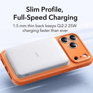 ESR Classic Hybrid MagSafe Ümbris jaoks iPhone 17 Pro - Läbipaistev oranž