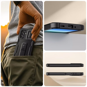 Tech-Protect Kevlar Cam+ Ümbris jaoks Samsung Galaxy A17 4G / 5G - must