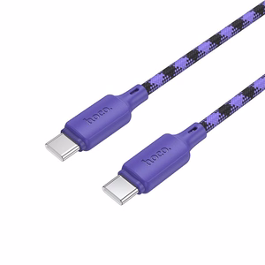 Kaabel USB C to USB C Hoco 3A 60W 1 m X116 gradient purple