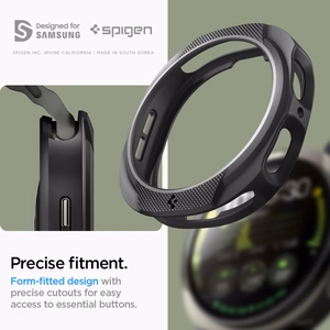 Spigen Liquid Air Ümbris jaoks Samsung Galaxy Watch 8 40mm - Matt Must