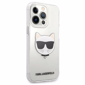 Karl Lagerfeld Choupette Head чехол для iPhone 13 Pro Max - прозрачный