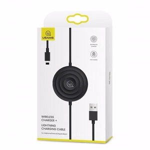 Laadija USAMS CC096 iWatch must + lightning kaabel