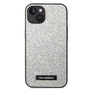 Karl Lagerfeld KLHCP14MG2ELS iPhone 14 Plus 6.7 "hardcase hõbedane / hõbedane Glitter Plaque Logo