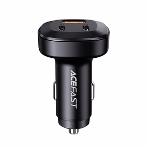 Acefast автомобильное зарядное устройство 66W 2x USB Type C / USB, PPS, Power Delivery, Quick Charge 4.0, AFC, FCP, SCP чёрное (B3 black)