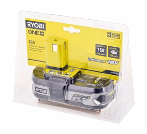 Ryobi RB18L25 aku 18 V 2,5 Ah Lithium+ One+