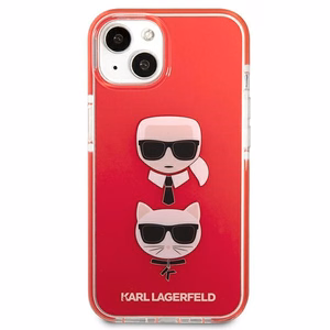 Karl Lagerfeld Karl&Choupette Head Case for iPhone 13 mini - Red
