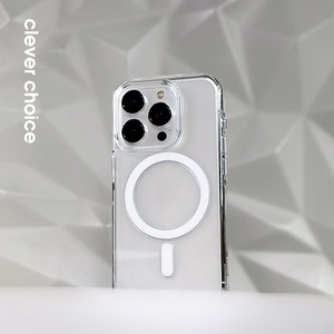 Crong Clear MAG Pro MagSafe ümbris seadmele iPhone 15 Pro, läbipaistev