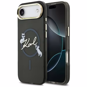 Karl Lagerfeld IML Choupettes Karl Script Logo MagSafe iPhone Air Ümbris - must