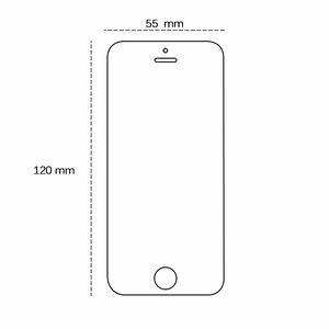Закалённое стекло 2,5D для iPhone 5 / 5S / 5C / SE