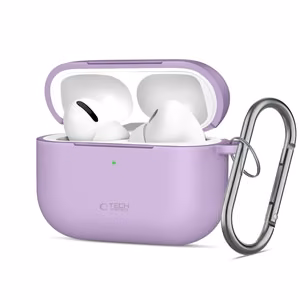 Tech-Protect Силиконовый чехол Hook для AirPods Pro - фиолетовый