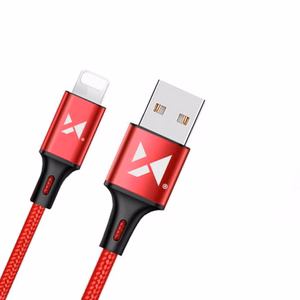 USB Cable Wozinsky "WUC-L2R" Red "Lightning" 200cm