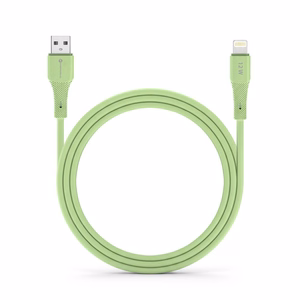 Kaabel USB A to Lightning Forcell F-Energy 2,4A 12W Silikoon 1 m C343 roheline