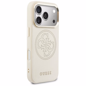 Guess Perforated 4G MagSafe Ümbris for iPhone 17 Pro Max - beež