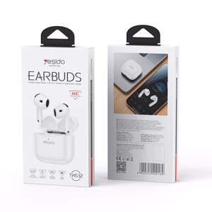 YESIDO HEADPHONES TWS32 (ANC) BT 5.4 300mAh valge