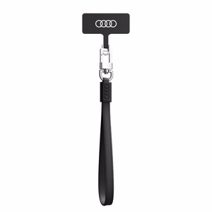 Audi universaalne telefoni rihm 28cm 10mm nahast must AU-HSLSL-GT/D1-BK