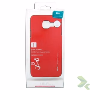 Mercury I-Jelly ümbris seadmele Samsung Galaxy A3 (2016), punane