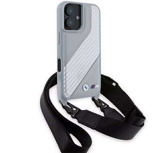 BMW M Edition Carbon Stripe & Strap iPhone 16 Ümbris - hall